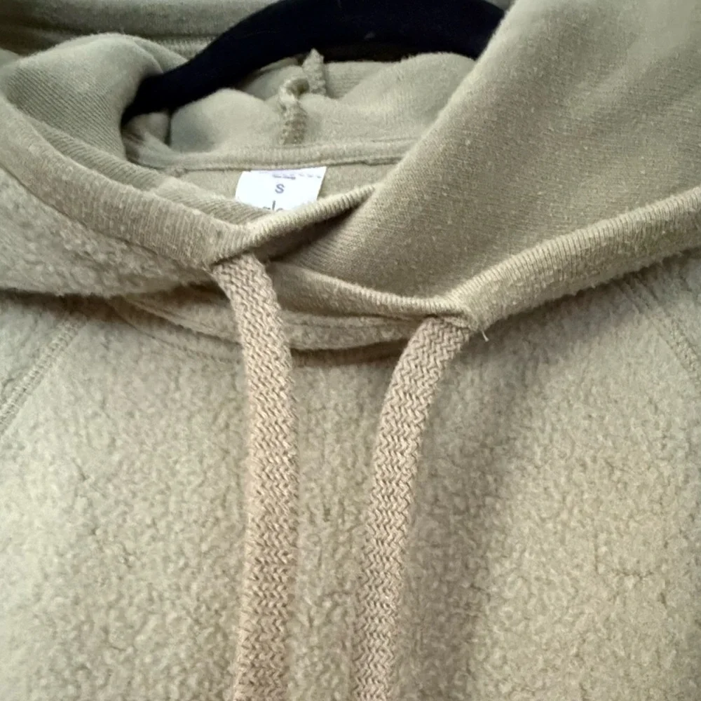 Alo Yoga Olive Green Sherpa Hoodie Size Small